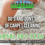 Do's and Don'ts of Carpet Cleaning in San Diego
